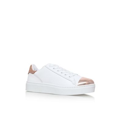 KG Kurt Geiger White 'Loopy' flat lace up sneakers